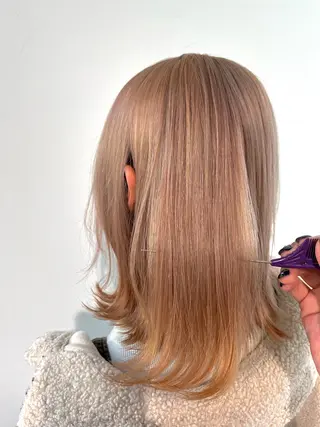 カラー 🫧ハイトーン個性髪 🫧マヤのヘアスタイル