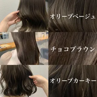 ロング カラー NANAMI🩵 大人可愛い韓国ヘアのヘアスタイル