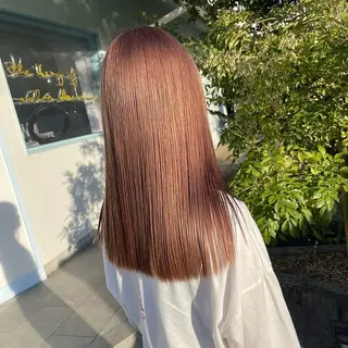 ロング カラー 坂柳 朱音のヘアスタイル