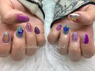 ミディアム アトリエAIHA★ フィルイン推奨サロンのネイルデザイン