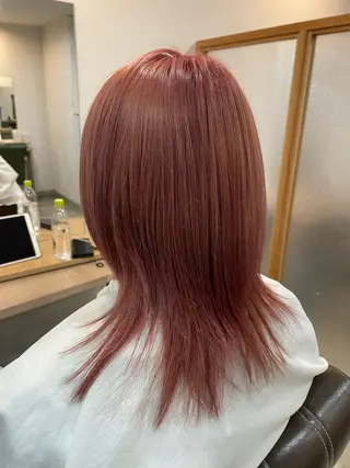 ミディアム ユアサ ハヤトのヘアスタイル