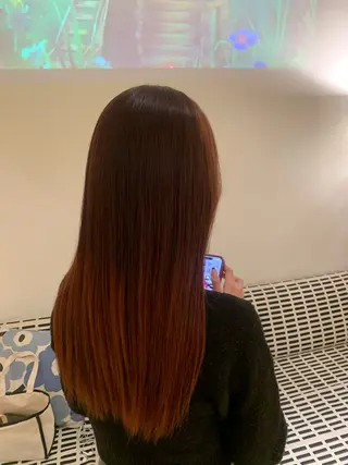 ロング カラー organic +eco所属・川越/organic 根本アユミのヘアスタイル