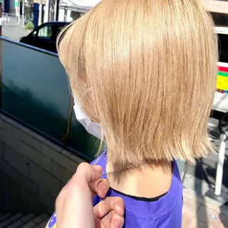 ショート カラー ショート/ウルフ ハイトーン/カイセイのヘアスタイル