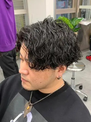 パーマ メンズ メンズ似合わせ職人 🌈SYUのヘアスタイル