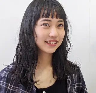 セミロング ヘアアレンジ 滝本 里実のヘアスタイル