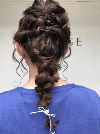 ヘアアレンジ 勝野 麻美のヘアスタイル