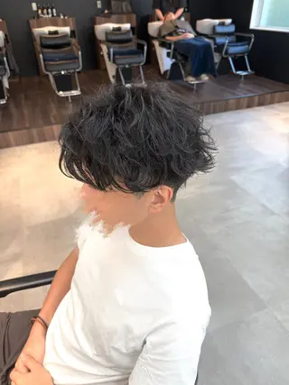 パーマ メンズ 伊関 優愛*.+ﾟのヘアスタイル