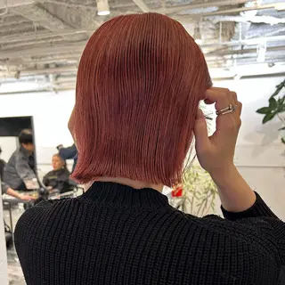 ショート カラー 切りっぱなしBOB 職人💜Anzuのヘアスタイル