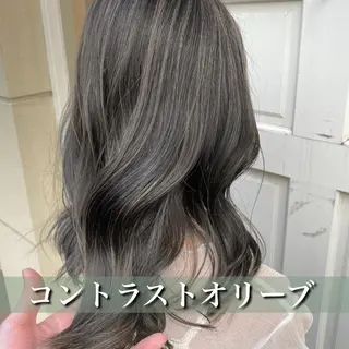 セミロング カラー パーマ ヘアアレンジ 🇰🇷韓国レイヤー 錦糸町【北山謙三】のヘアスタイル