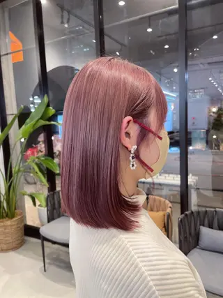 ミディアム カラー sand瀧川真平 /ショートヘア/ボブのヘアスタイル