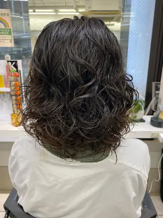 ショート パーマ ショートヘア / 星野菜月のヘアスタイル