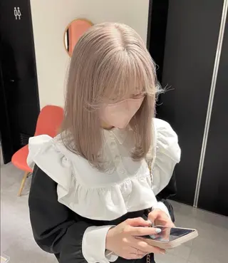 ロング カラー パーマ ヘアアレンジ メンズ キッズ ネイル マツエク・マツパ アイブロウ ブリーチ🌈金崎 江坂駅横すぐのヘアスタイル