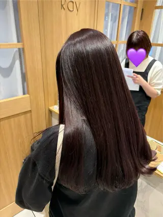 ロング カラー Ray所属・脇尾 百花のヘアスタイル