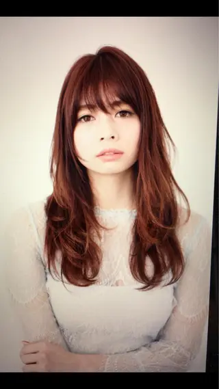 ミディアム セミロング ロング ひがし　まさし JYUNESU副代表のヘアスタイル