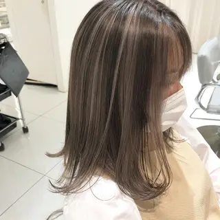 ミディアム カラー レイズ 立川のヘアスタイル