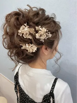 ミディアム ヘアアレンジ 大阪/ヘアアレンジ /似合わせset💐のヘアスタイル