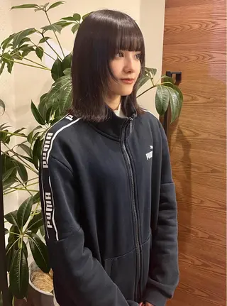 ミディアム 杉原 駿亮のヘアスタイル