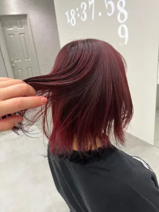 カラー 中村 彩夏のヘアスタイル