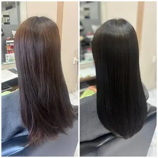 ロング 骨格/顔型/診断/ 伏見/伊藤桃花のヘアスタイル