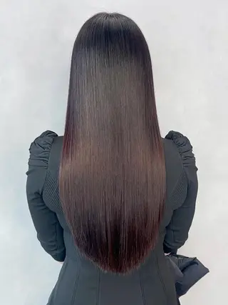 カラー セミロング ITbyALBUM 下北沢店のヘアスタイル