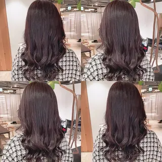 セミロング カラー 渋谷:インナーカラー ／🍒エリカ🍒のヘアスタイル
