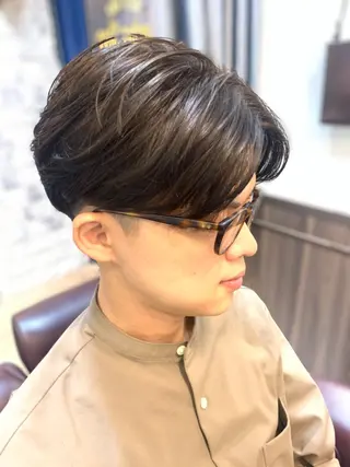 メンズ フリーランス理美容師 いさかのヘアスタイル