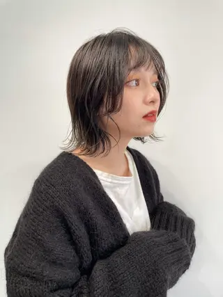 ミディアム カラー hazuki 🌝のヘアスタイル