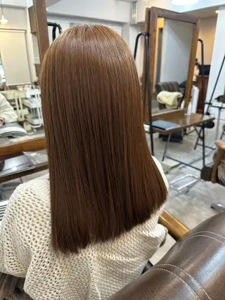 セミロング 川又 美沙紀のヘアスタイル