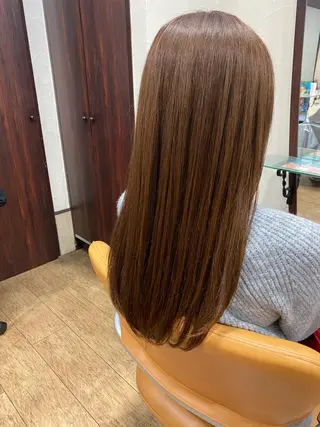 ロング カラー サプリームヘア 飯田みち瑠のヘアスタイル