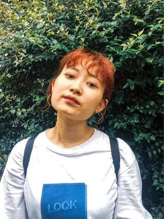 ミディアム カラー AYAKA 下北沢suuのヘアスタイル