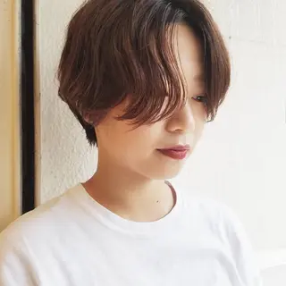 ショート 🙃 透明感カラー/ボブのヘアスタイル