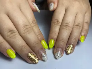 セミロング shandy nailのネイルデザイン
