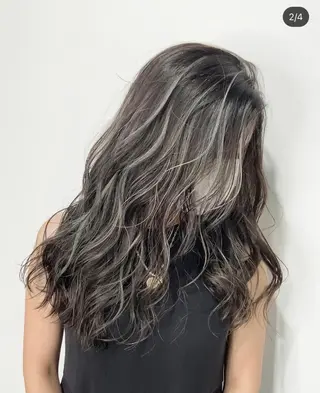 ロング カラー パーマ ヘアアレンジ メンズ キッズ ブリーチ　ハイトーン 特化🌈フジタハルキのヘアスタイル