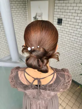 ヘアアレンジ 🎀韓国ヘアメイク /参列ヘア/neneのその他イメージ