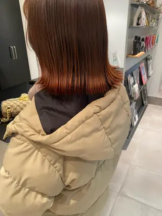 ミディアム カラー riria/ボブ /透明感カラー🎀のヘアスタイル