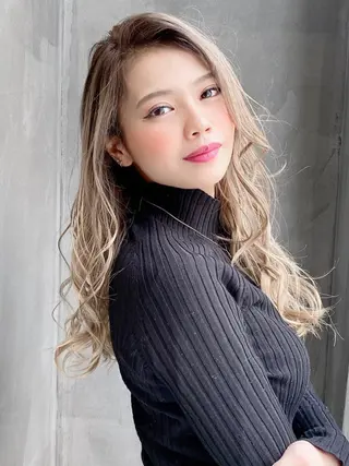 ロング カラー Mogami Kengoのヘアスタイル