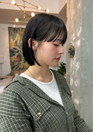 ミディアム ハシモトタケル🌿 ボブ/レイヤーカットのヘアスタイル