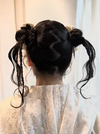 ヘアアレンジ ヘアメイク美容師 🦋サカモトレナ🦋のヘアスタイル