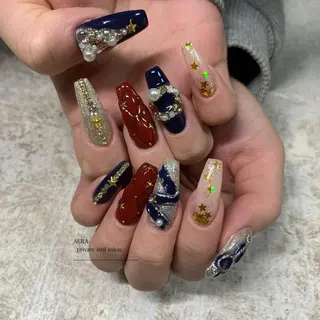 ネイル AERA nail shino🐱⸝꙳のネイルデザイン