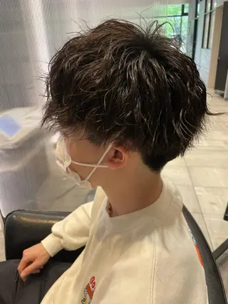 パーマ センター南　髪質改善 大引　優のヘアスタイル