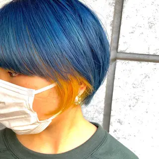 ショート カラー ヘアアレンジ 池袋髪質改善×レイヤ ー専門MATSUのヘアスタイル