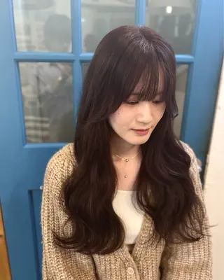ロング カラー ショート、韓国メンズ ヘアのかつらぎのヘアスタイル