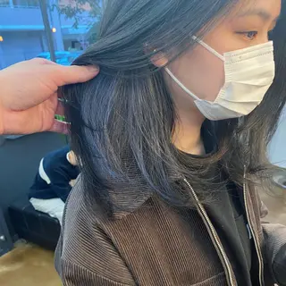 セミロング カラー ハイトーン/デザイン hirokiのヘアスタイル