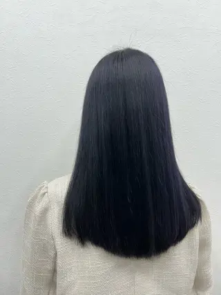 ミディアム カラー 鈴木 アメリのヘアスタイル