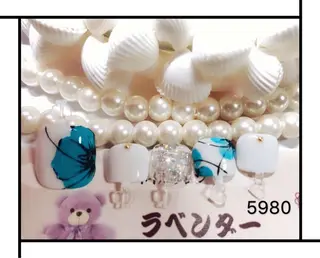 ネイル ラベンダー💖日暮里 ルル💖ネイルのネイルデザイン