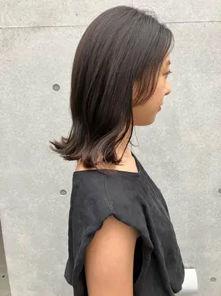 ミディアム 似合わせカットカラー 👩MINAのヘアスタイル