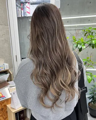 ロング カラー welring hair salonのヘアスタイル