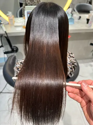 ロング レイヤー/縮毛矯正 のマスター【タケル】のヘアスタイル