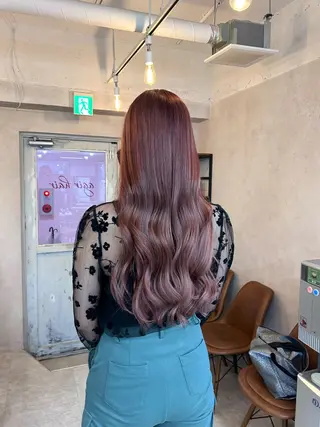 ロング 🩷𝐇𝐎𝐍 𝐎𝐊𝐀🩷のヘアスタイル