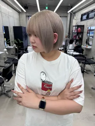 カラー Asami/名古屋/ ハイトーン/デザインのヘアスタイル